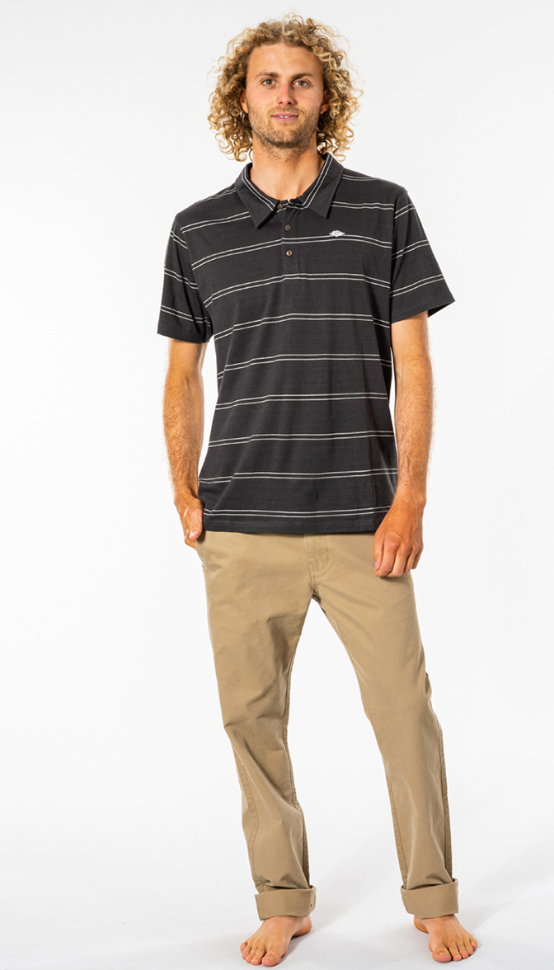 Rip Curl Plain Stripe Polo