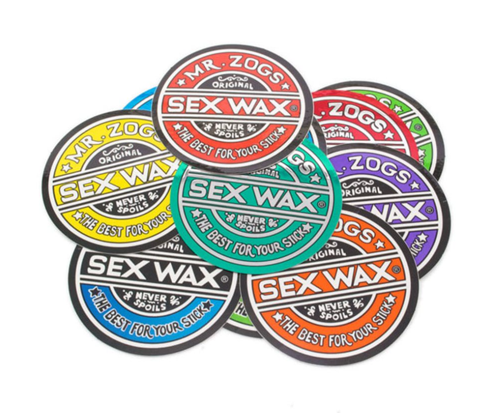 Mr Zoggs Sexwax Stickers