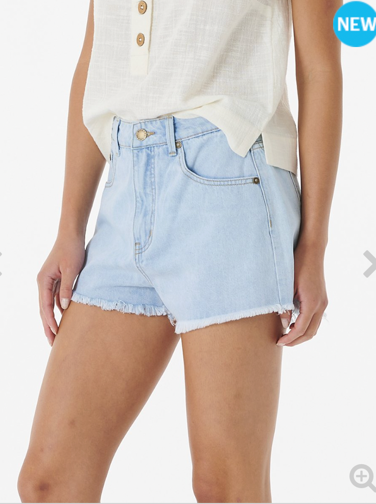 Rip Curl Amy High Waist Denim Short
