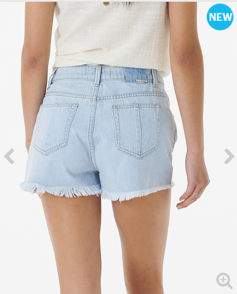 Rip Curl Amy High Waist Denim Short