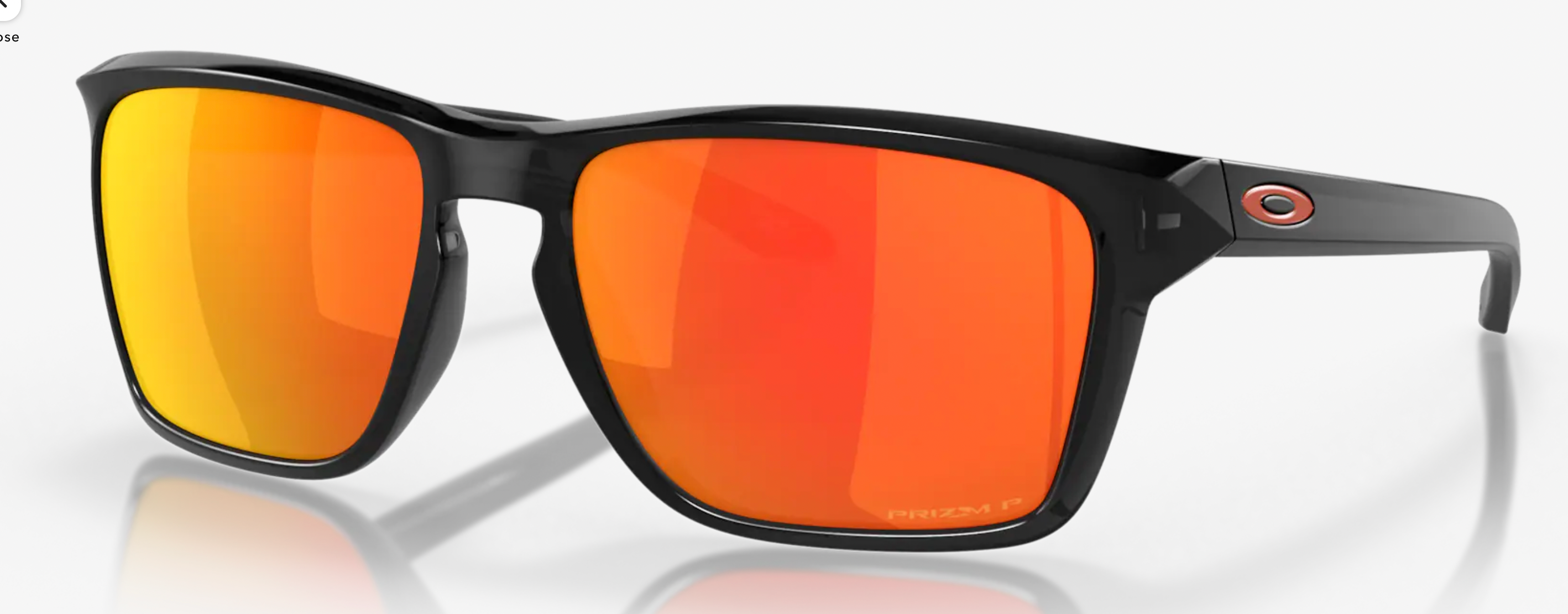 Oakley Sylas Prizm Ruby Polarized Lenses, Black Ink Frame