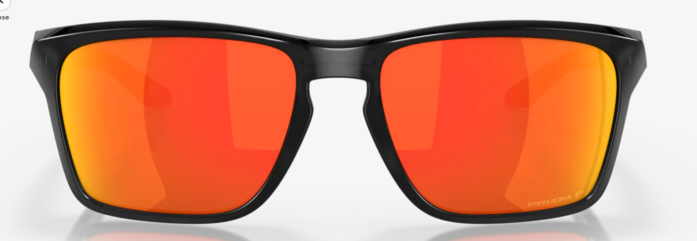 Oakley Sylas Prizm Ruby Polarized Lenses, Black Ink Frame