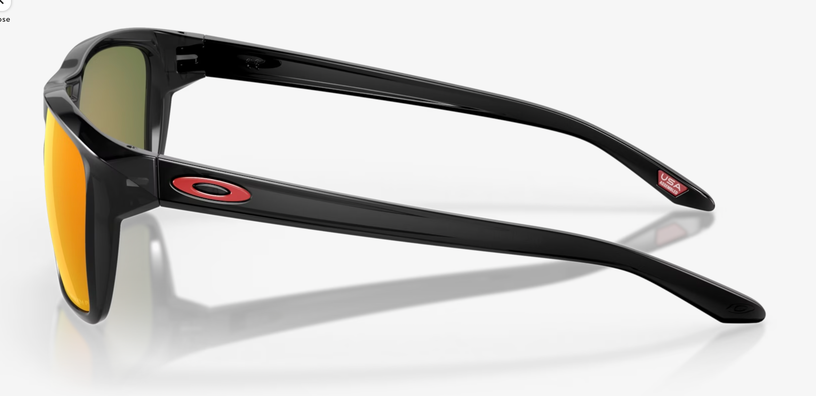 Oakley Sylas Prizm Ruby Polarized Lenses, Black Ink Frame