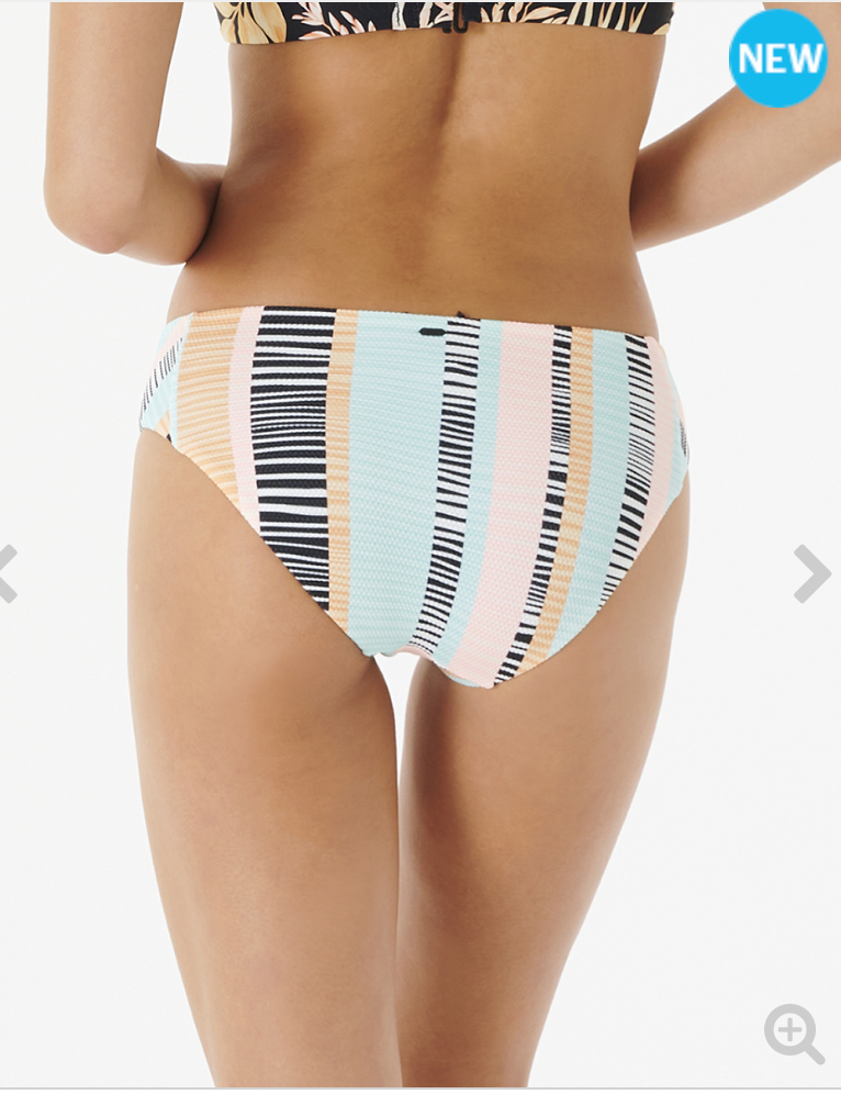 Rip Curl Effect Full Bikini Pant