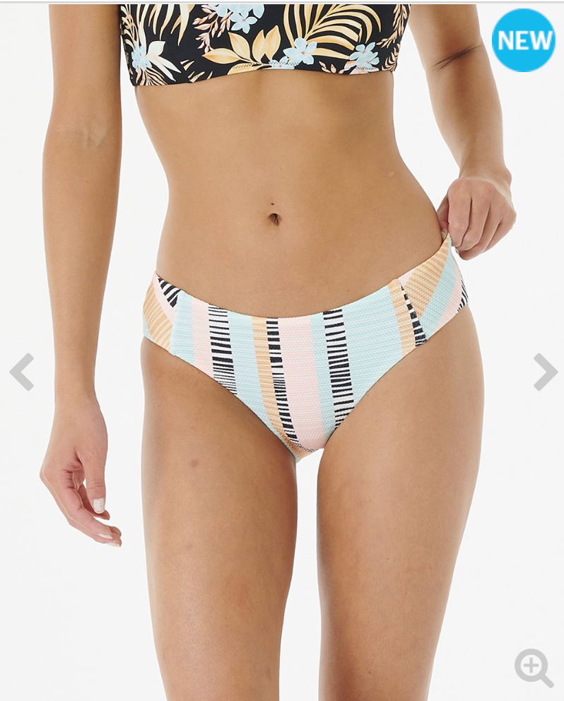 Rip Curl Effect Full Bikini Pant