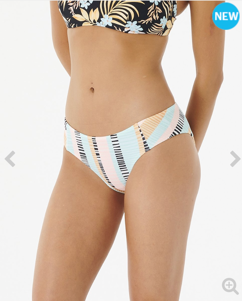Rip Curl Effect Full Bikini Pant