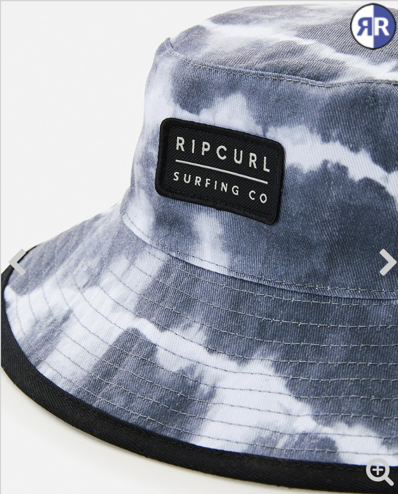 Rip Curl Revo Valley Wide Brim Hat Boy-Tye Dye-