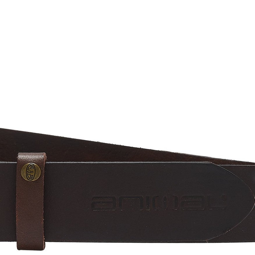 Animal Men'S Brodi Leather Belt - DARK BROWN