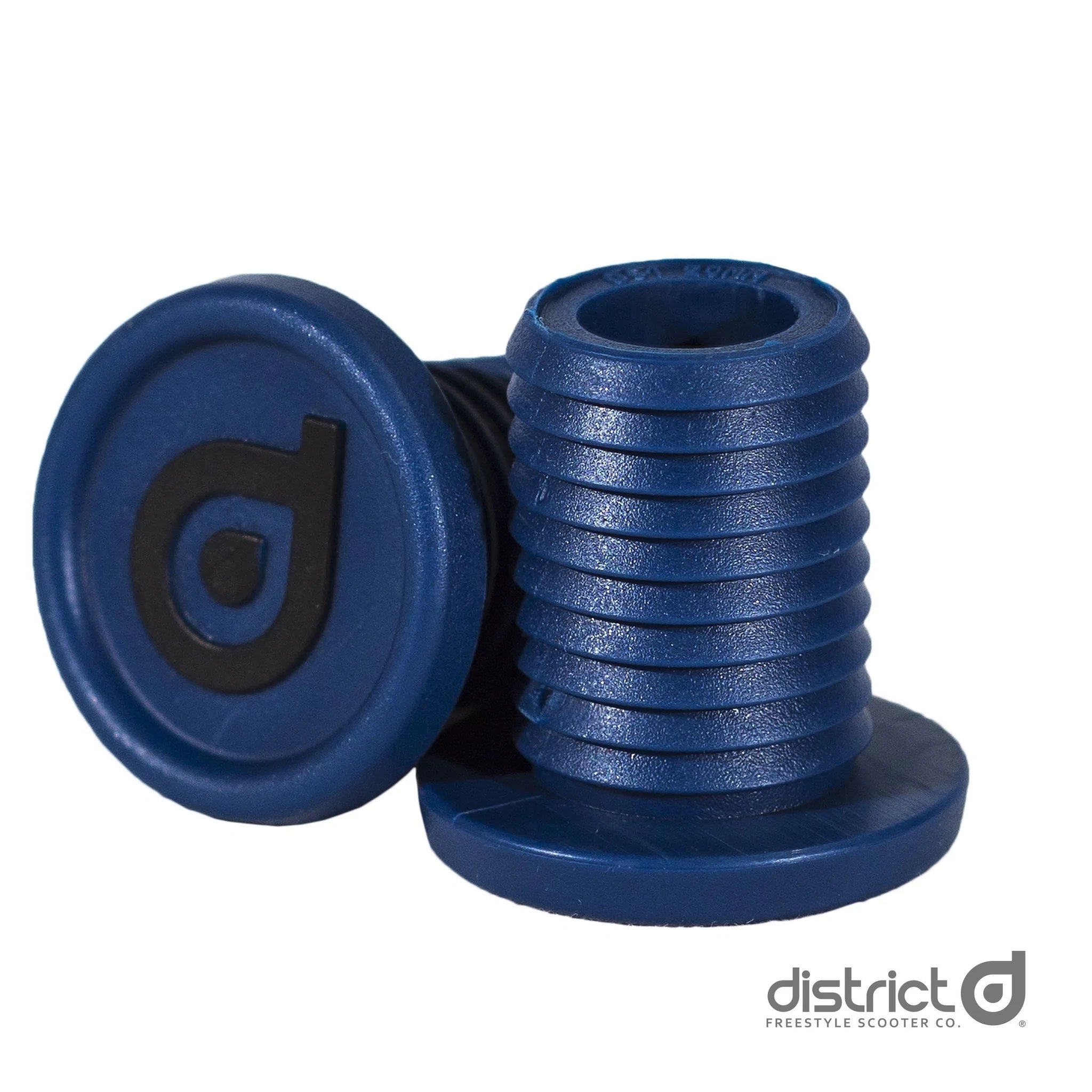 District S-Series Be15S Bar Ends Steel Bars Blue