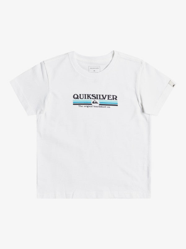 Quiksilver Boys (Age 2-7) Lined Up Short Sleeve T-Shirt