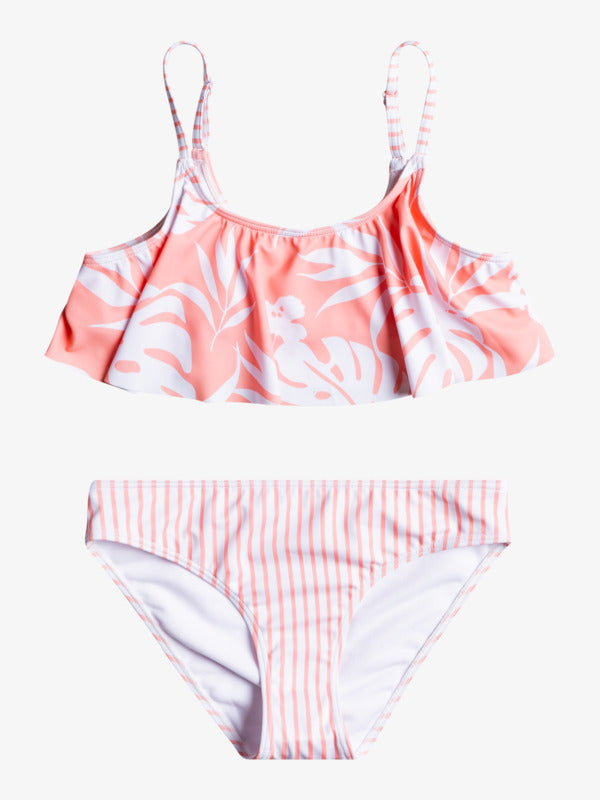 Roxy Flowers Addict - Flutter Bikini Set For Girls