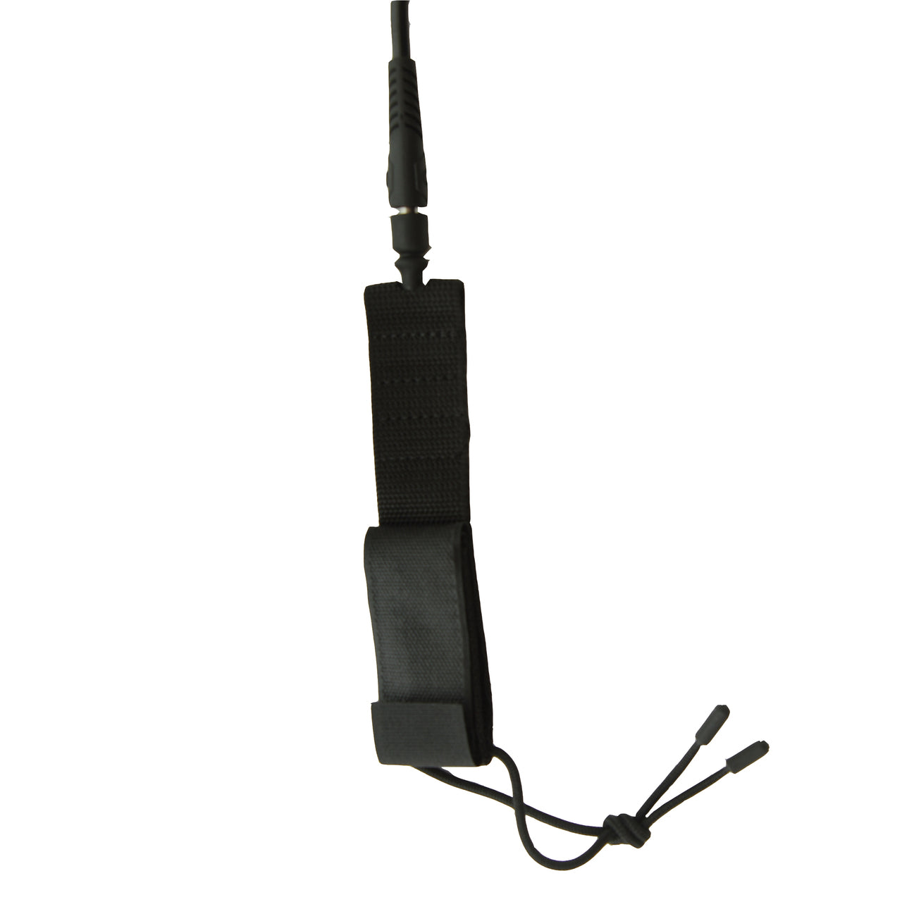 Tiki Sup 10' Coiled Ankle Leash Black