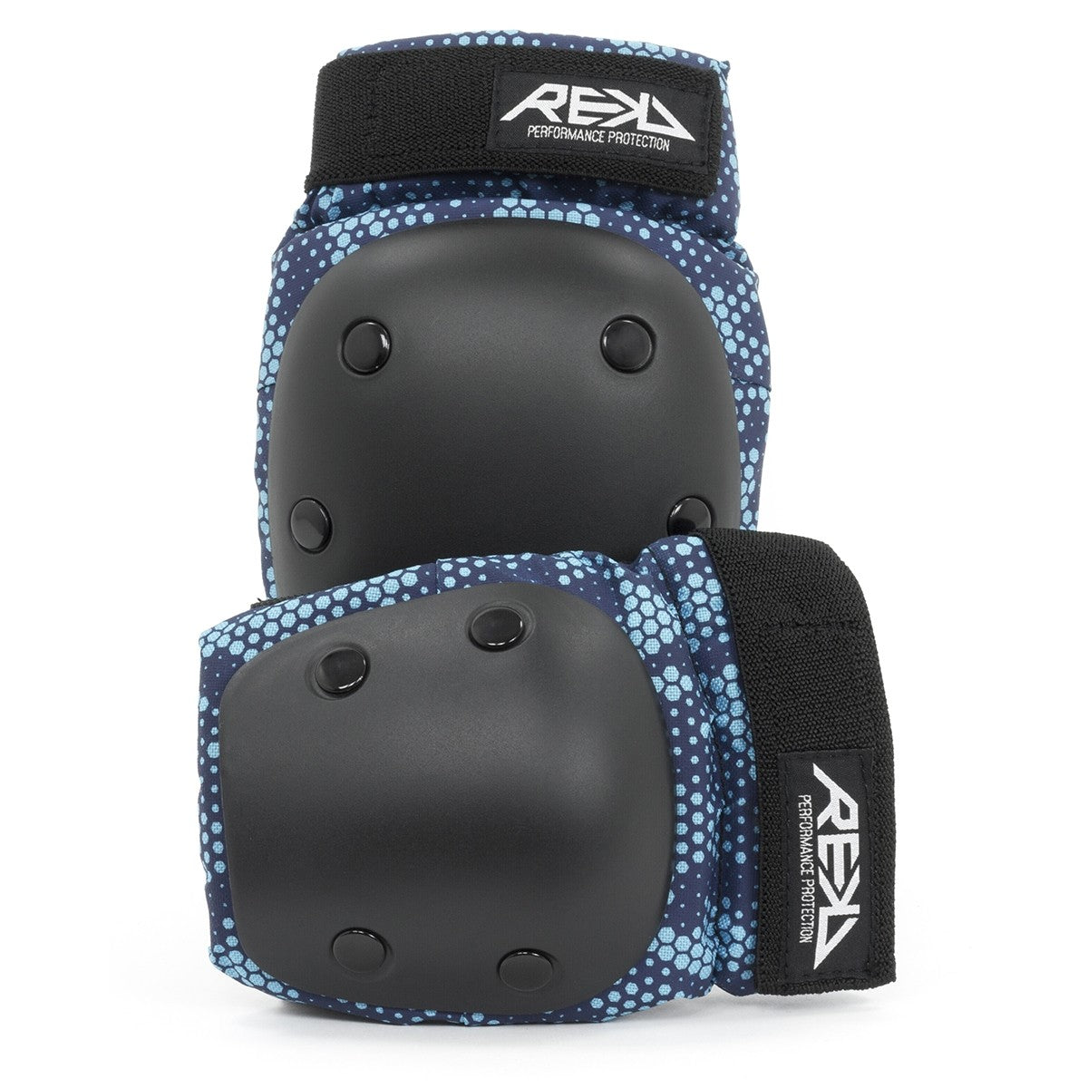 Rekd Heavy Duty Youth Double Pad Set Black/Blue