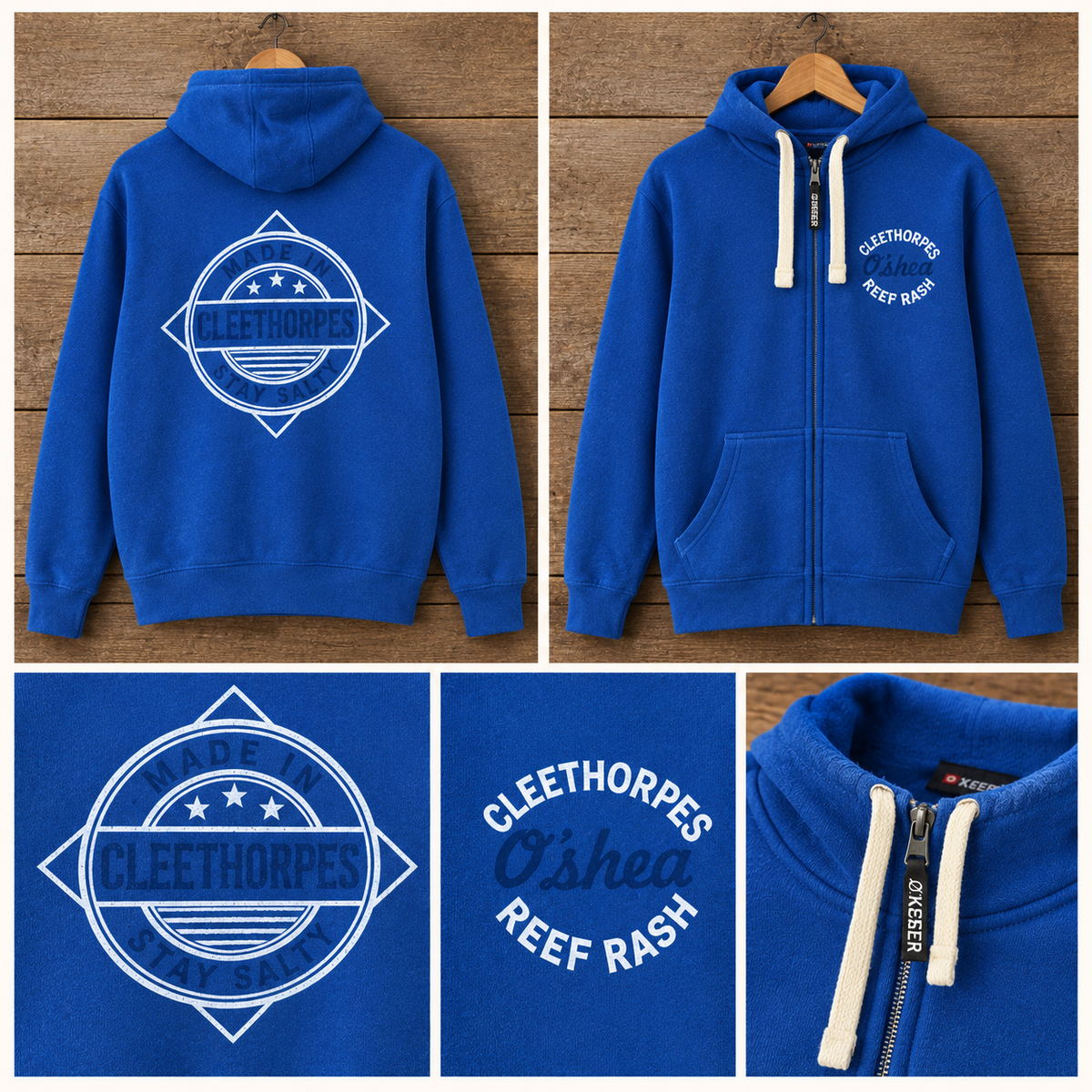 CLEETHORPES ROYAL HOODIE -STAY SALTY -