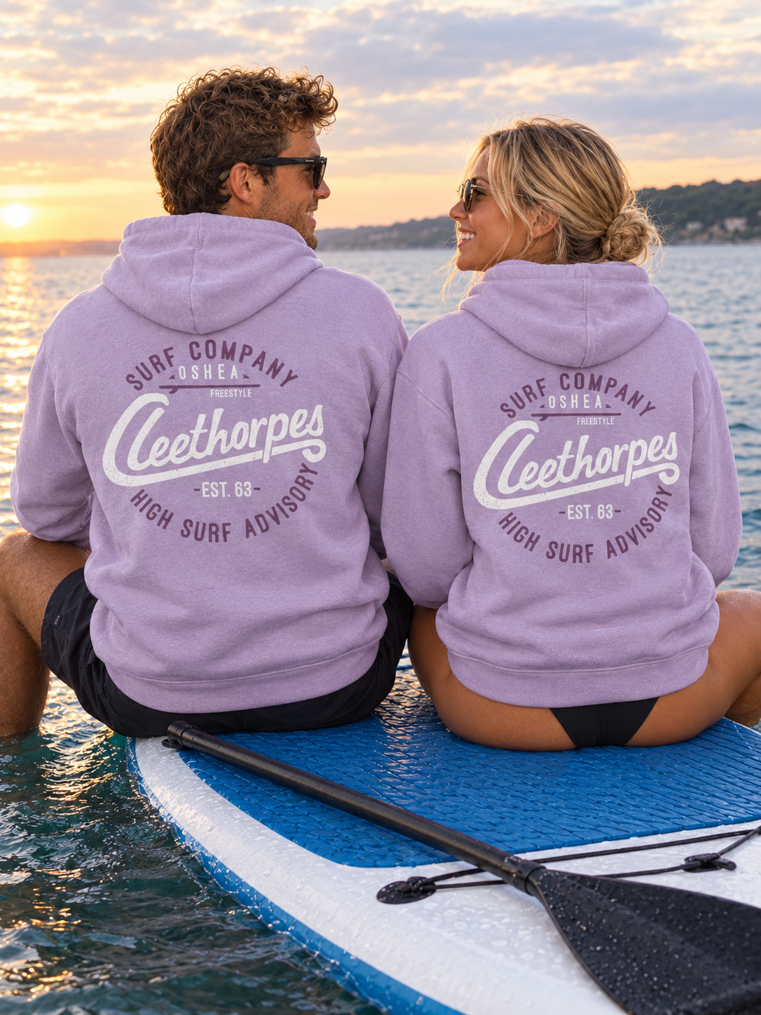 CLEETHORPES LILAC  - HIGH SURF - HOODY