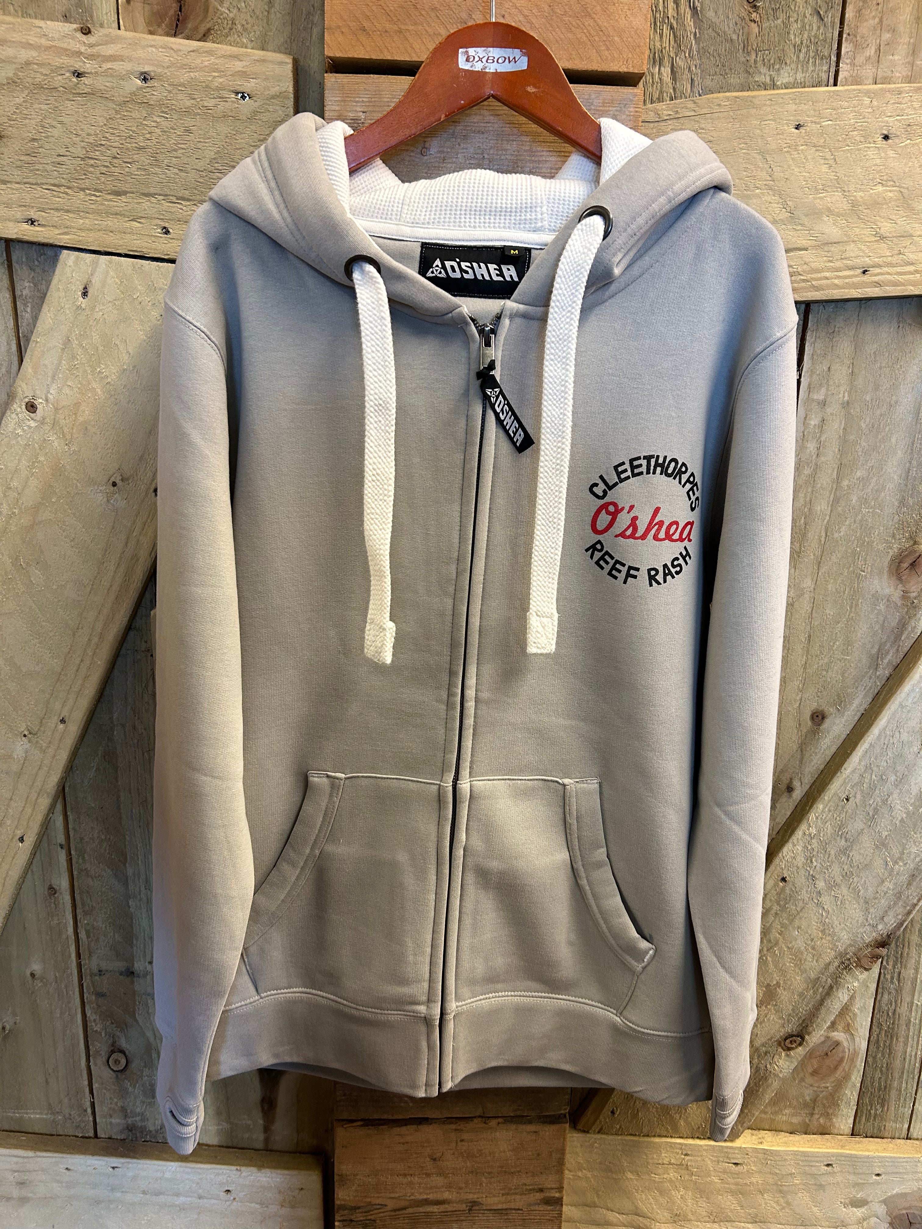 CLEETHORPES STEEL GREY - HIGH SURF - ZIPPED HOODY