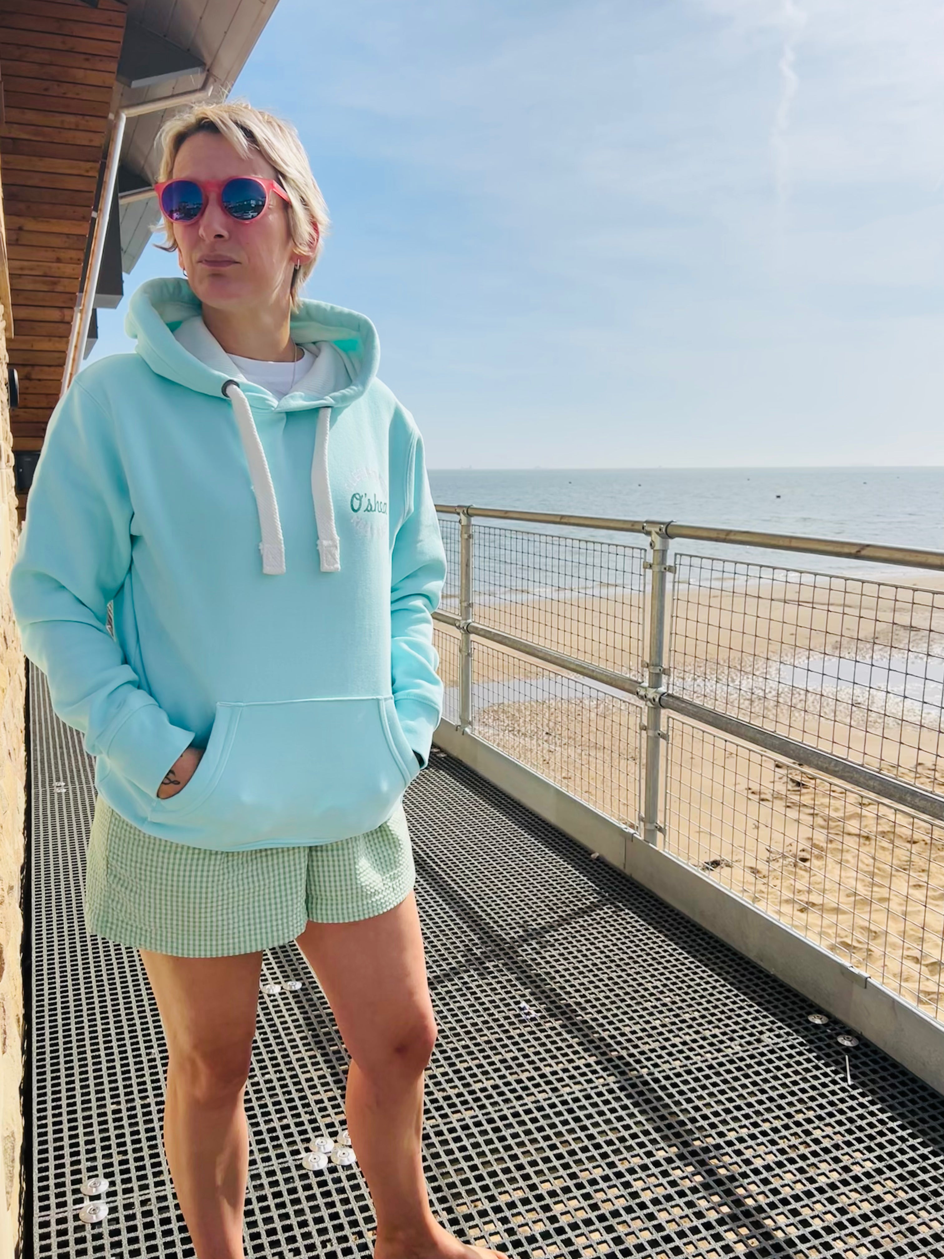 CLEETHORPES ICE MINT HOODIE - BEACH LOVER
