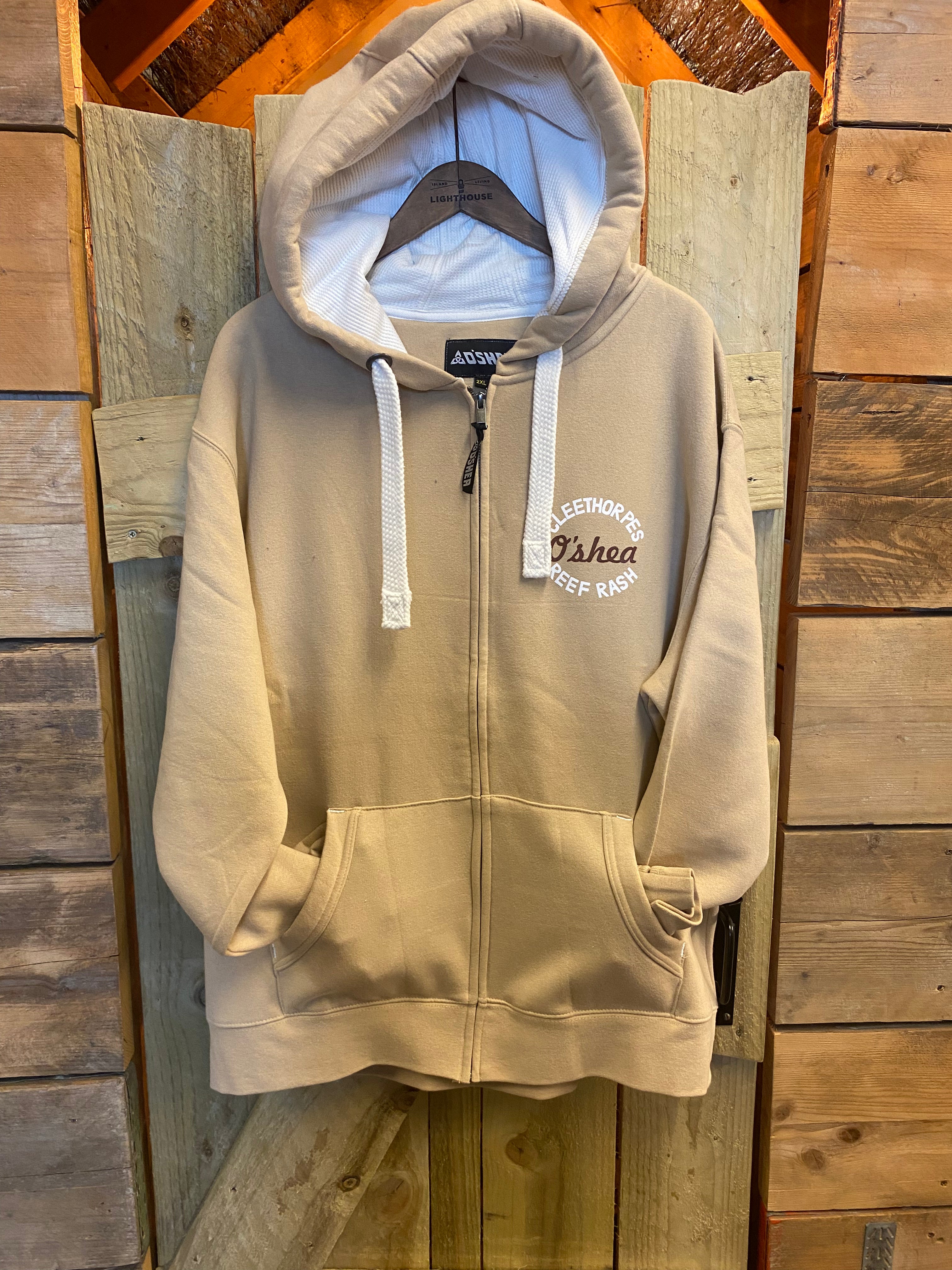 CLEETHORPES SAND ZIPPED HOOIDIE - BUOYS AND GULS