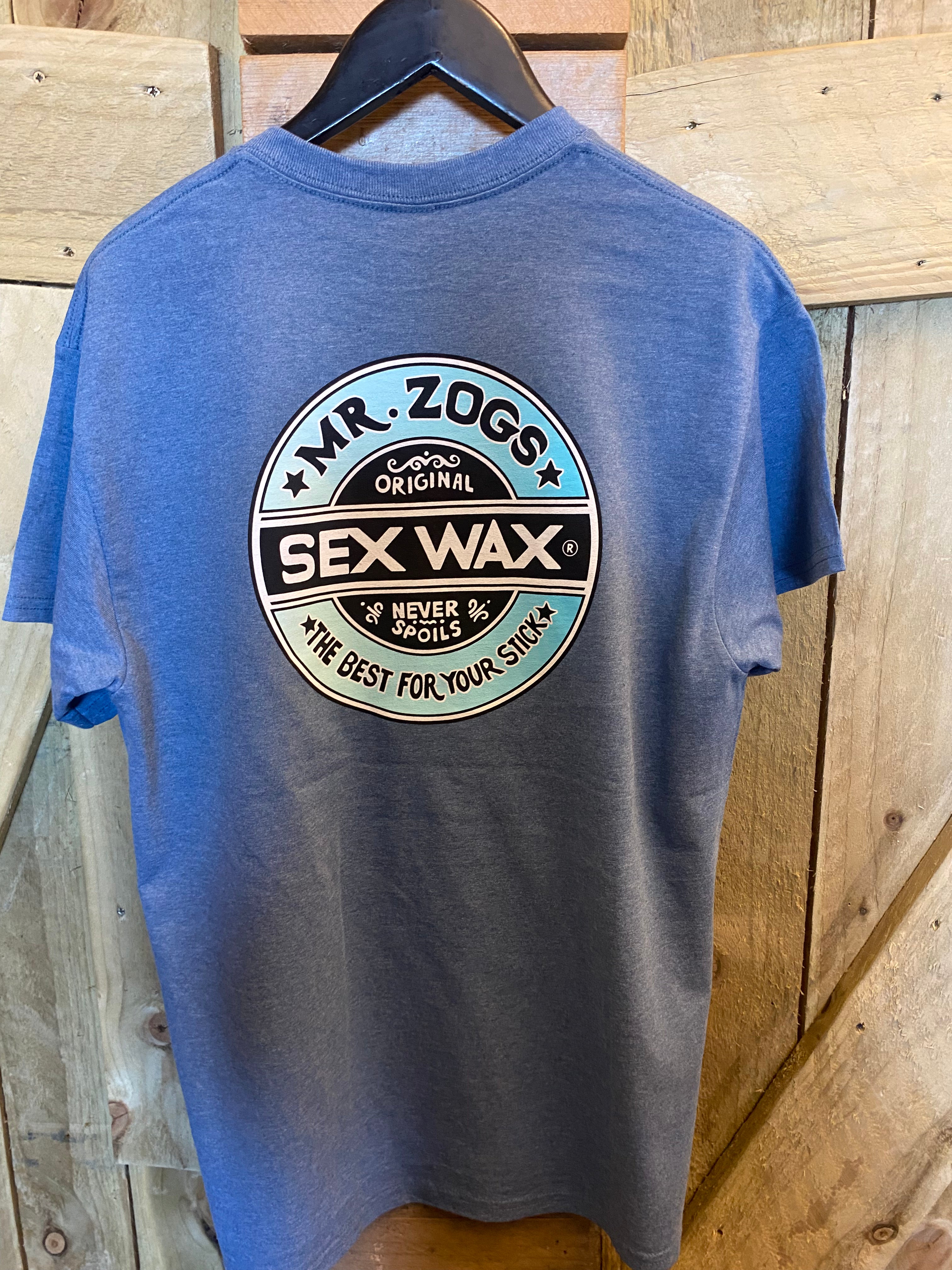 Sexwax t-shirt  - The fade - Indigo Heather