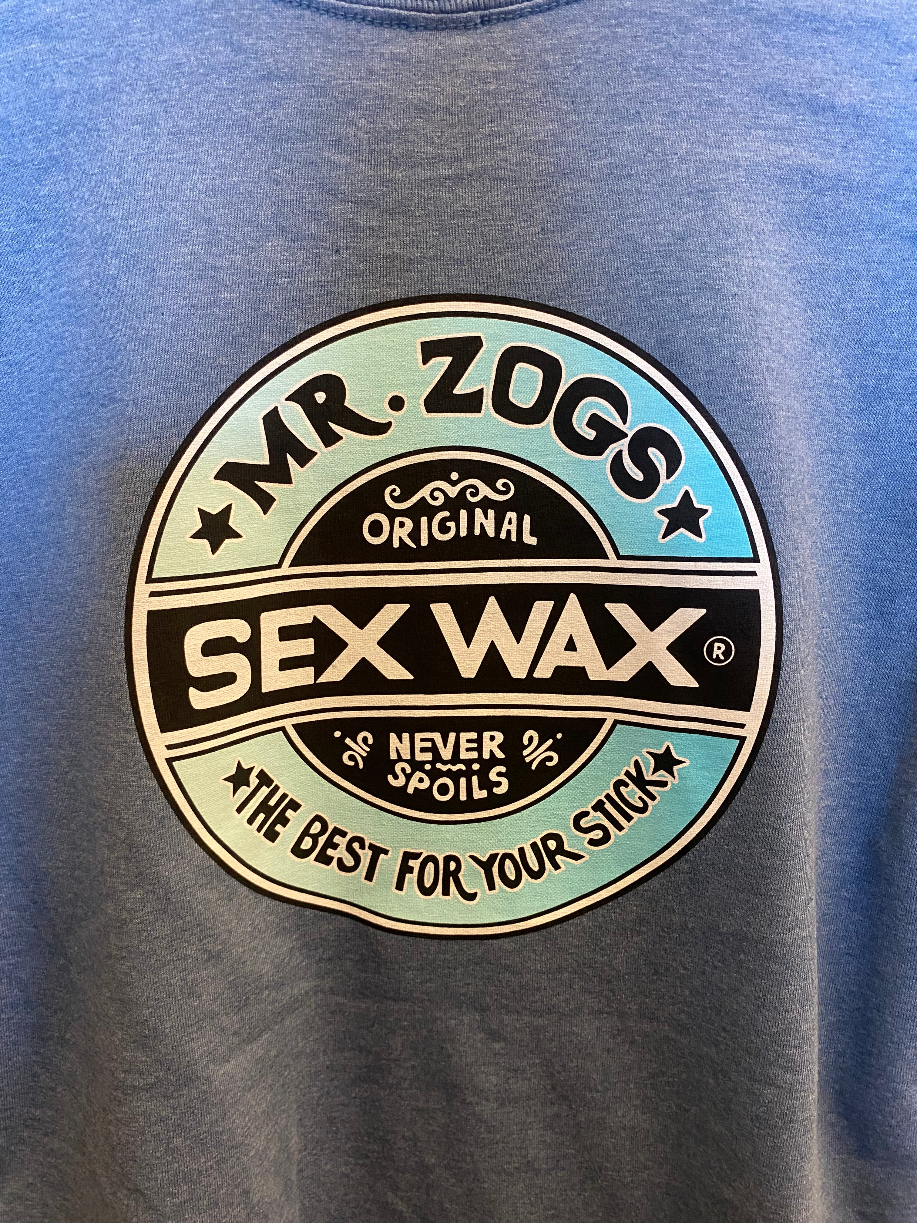 Sexwax t-shirt  - The fade - Indigo Heather