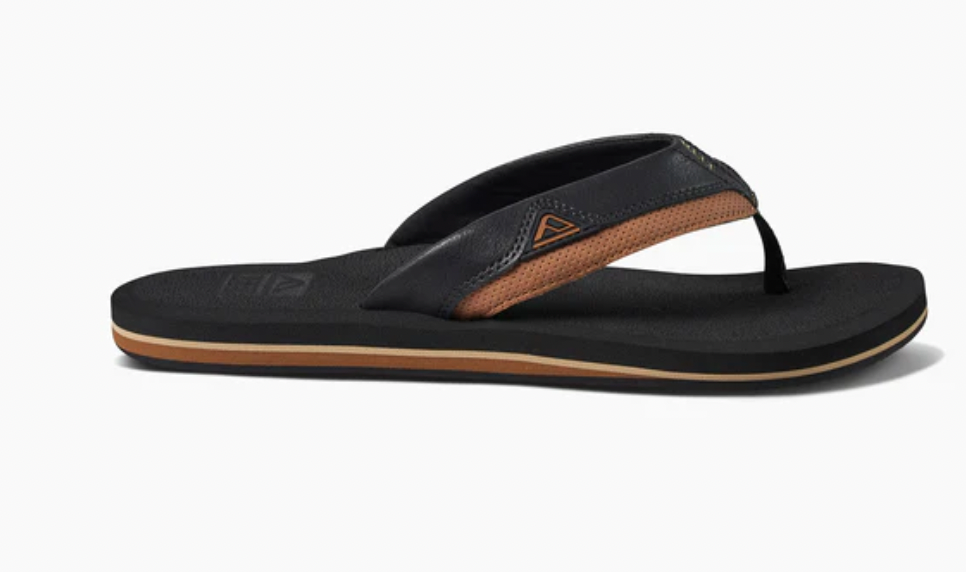 REEF CUSHION DAWN - BLACK/TAN