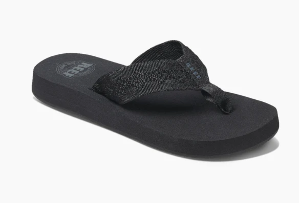 REEF SANDY LADIES - BLACK/BLACK