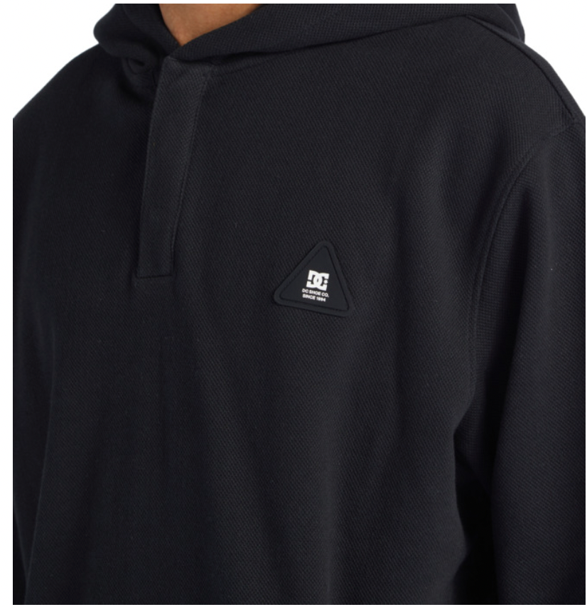 DC OFFPEAK - HOODED HENLEY TOP FOR MEN