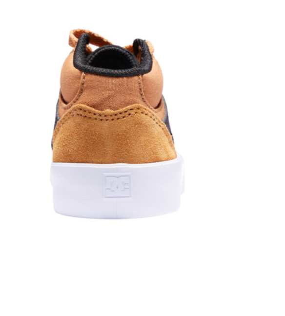 DC KALIS VULC - MID-TOP LEATHER SHOES FOR BOYS