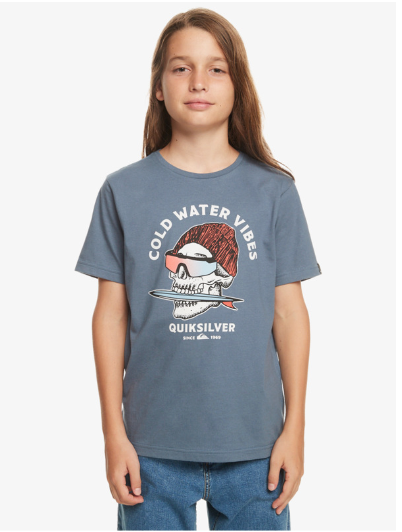 Quiksilver Qs Skull - T-Shirt For Boys 8-16