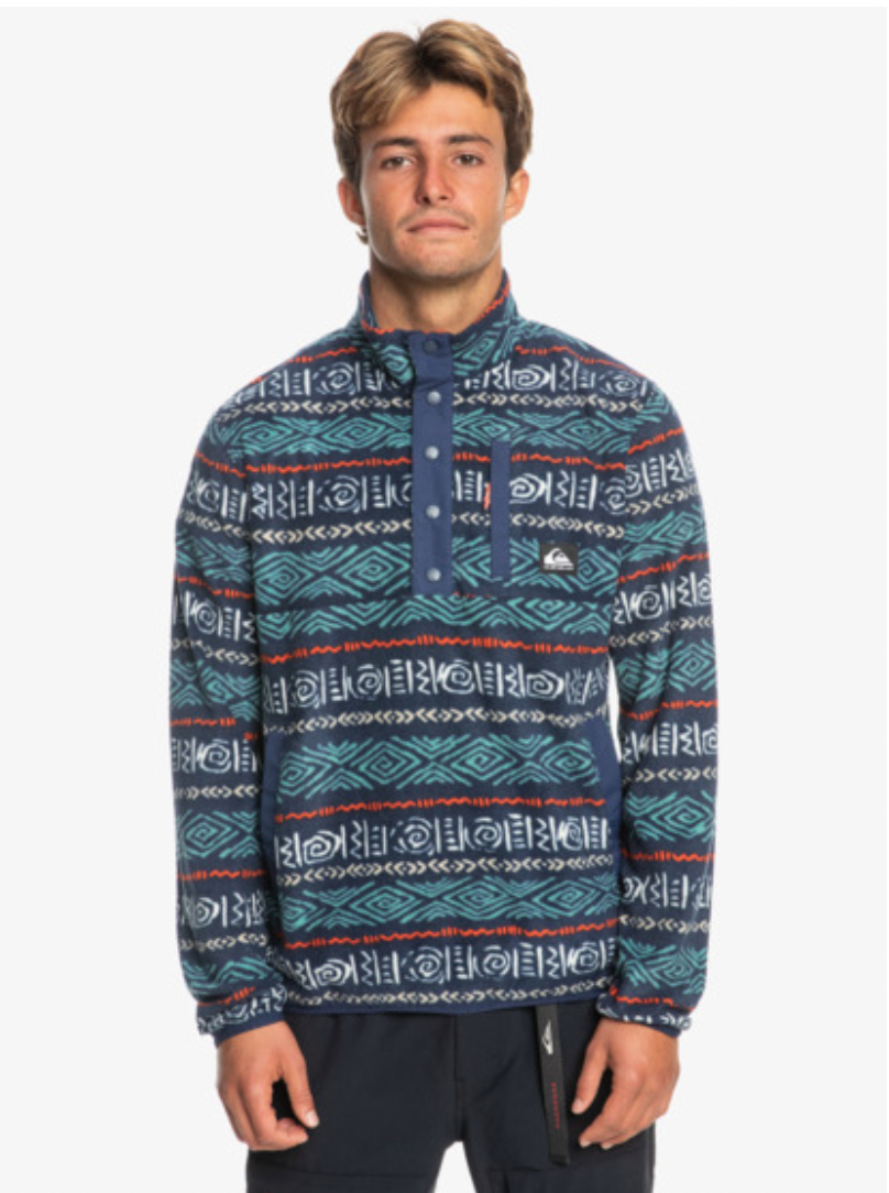 Quiksilver No Destination - Mock Neck Fleece For Men