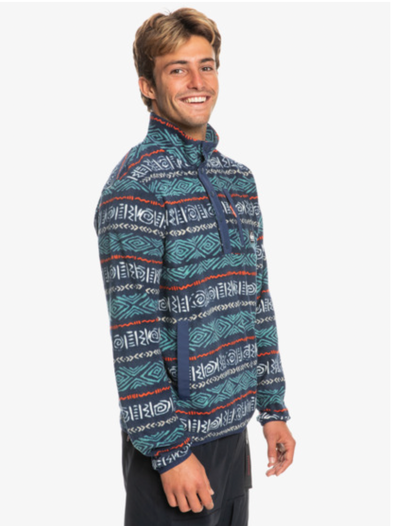 Quiksilver No Destination - Mock Neck Fleece For Men