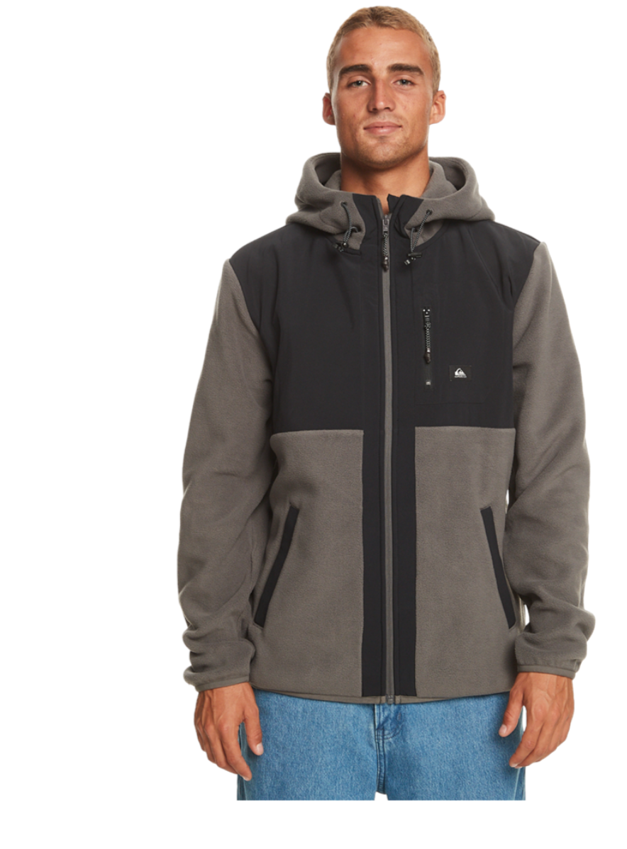 Quiksilver Polar Zip Hoody - Iron Gate