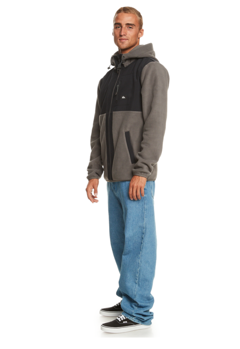 Quiksilver Polar Zip Hoody - Iron Gate