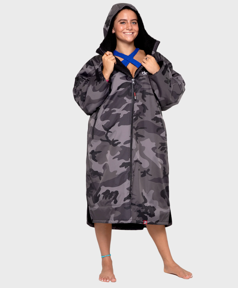 Dryrobe Advance Long Sleeve Black/Camo/Black