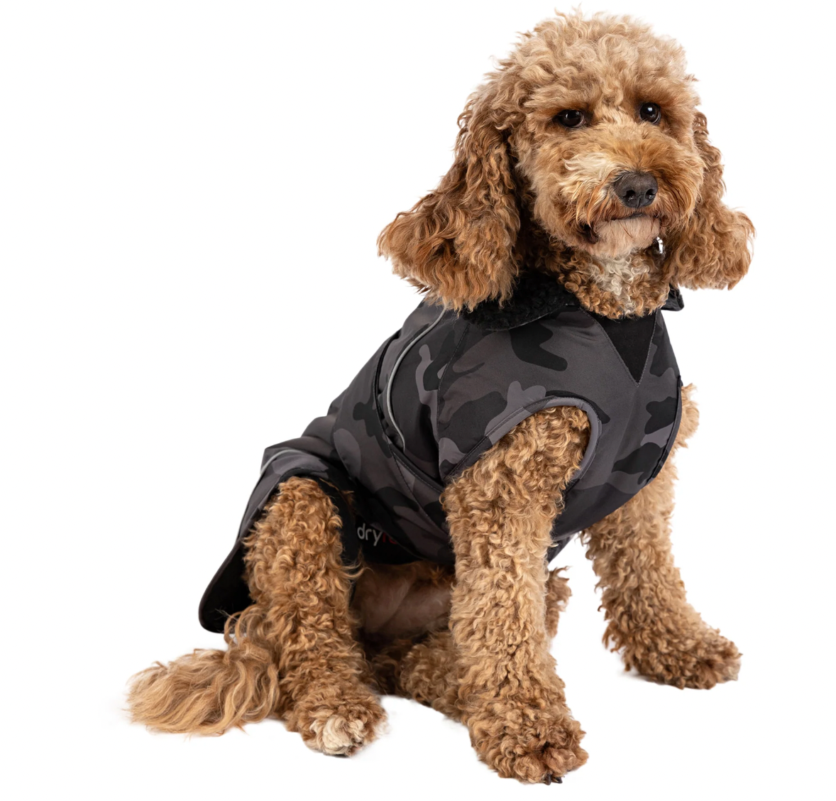 Dryrobe Dog Black/Camo