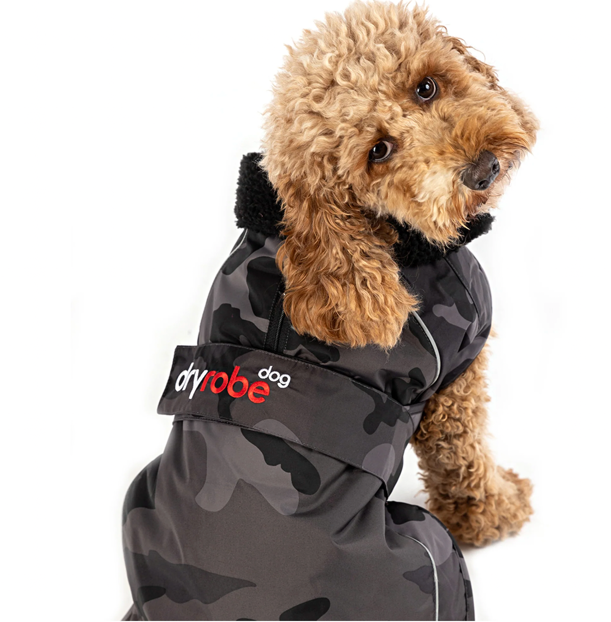 Dryrobe Dog Black/Camo