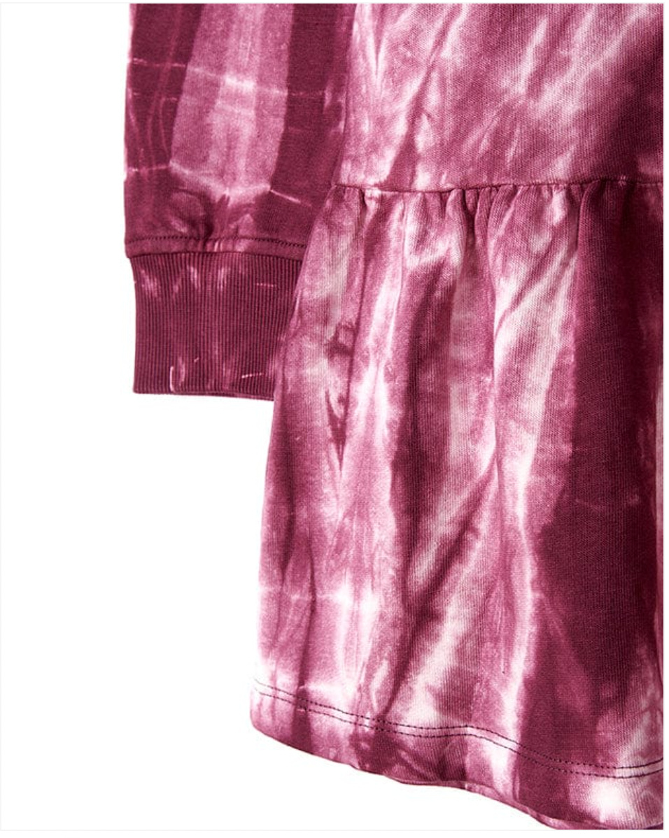 SALTROCK Effie - Kids Tie Dye Sweatdress - Pink