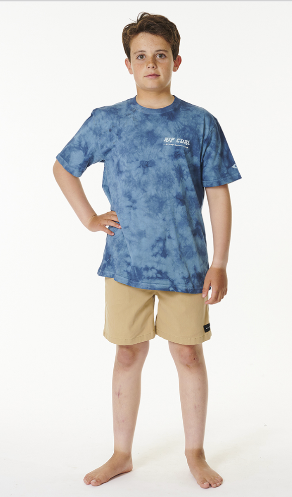 RIPCURL Pure Surf Tie Dye Short Sleeve Tee Boy