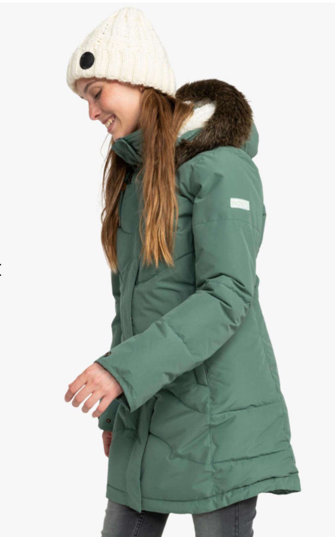 ROXY Ellie - Longline Winter Jacket for Women