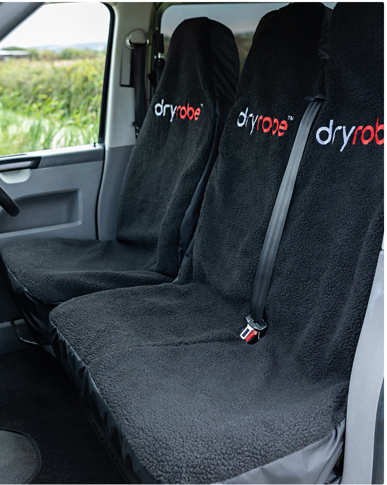 Dryrobe Double Van Seat Cover -Black/Black-