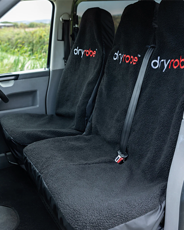 Dryrobe Water-Repellent Car Seat Cover- Black -