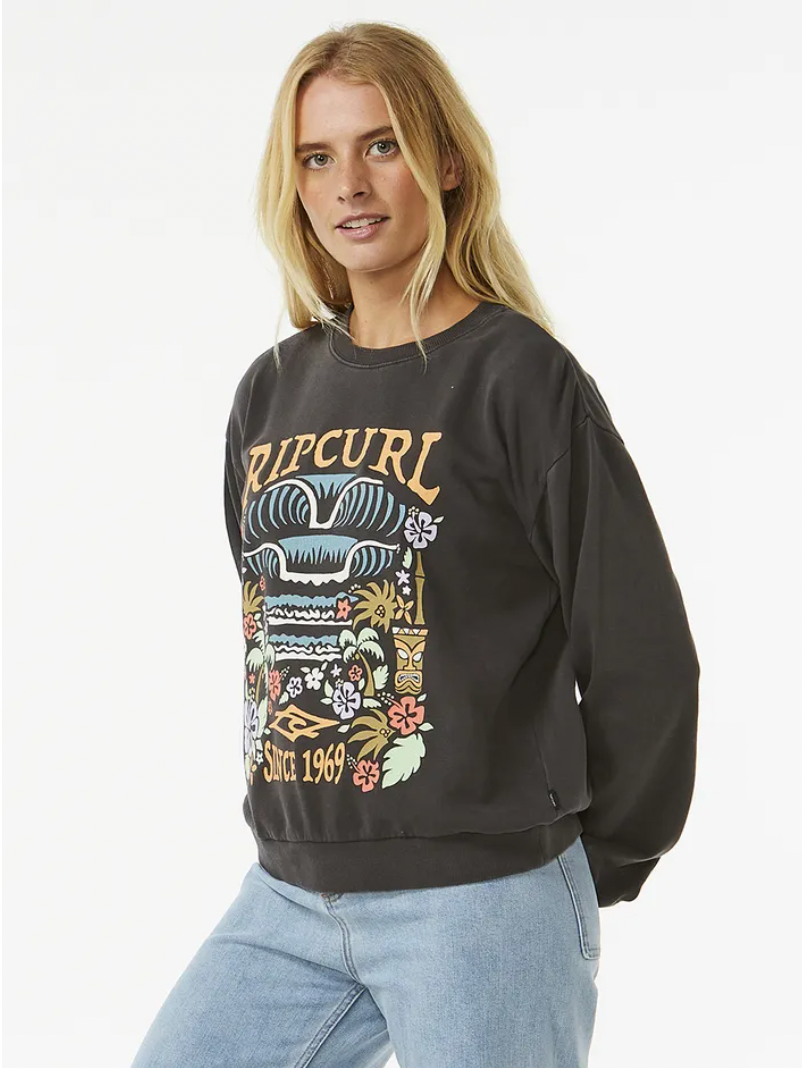 RIPCURL Tiki Tropic Relaxed crew fleece