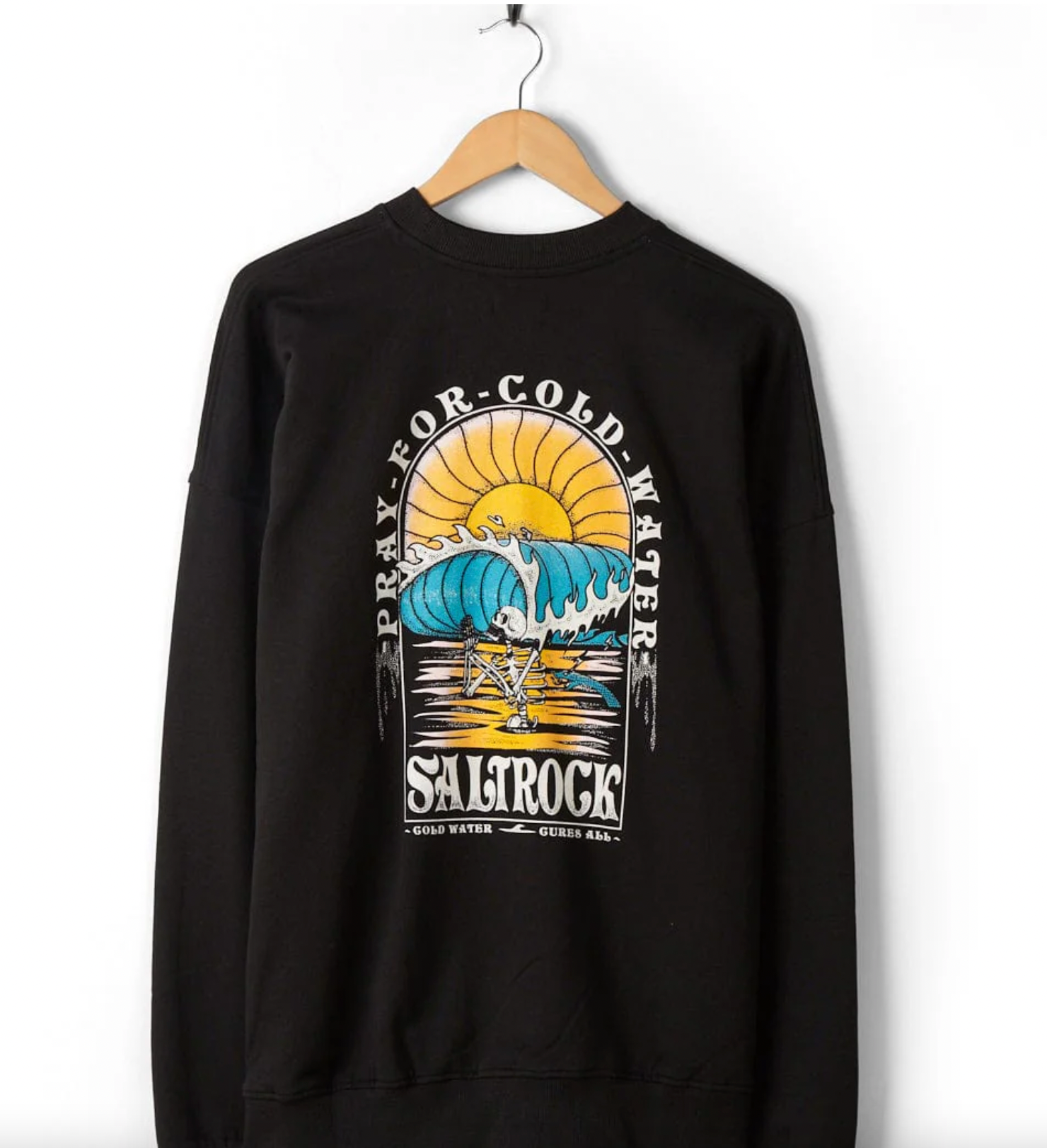 SALTROCK Cold Water - Mens Sweat - Black