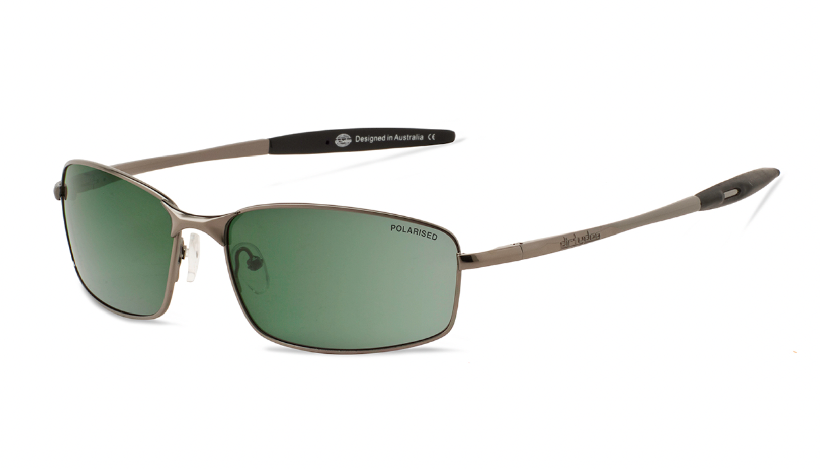 DIRTY DOG - GREEN POLARISED  - GUNMETAL-53100