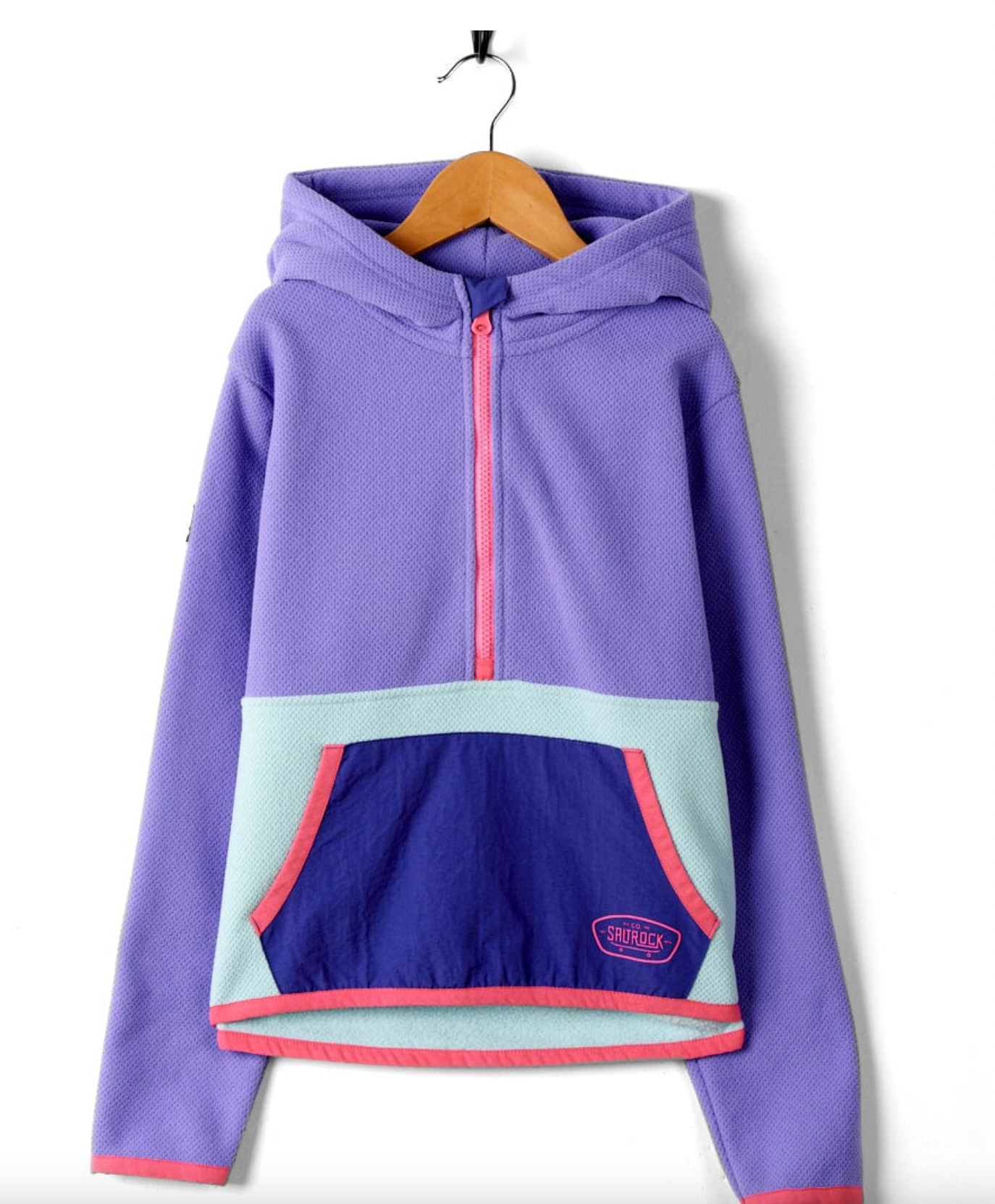 SALTROCK Ella - Girls 1/4 Neck Fleece - Purple