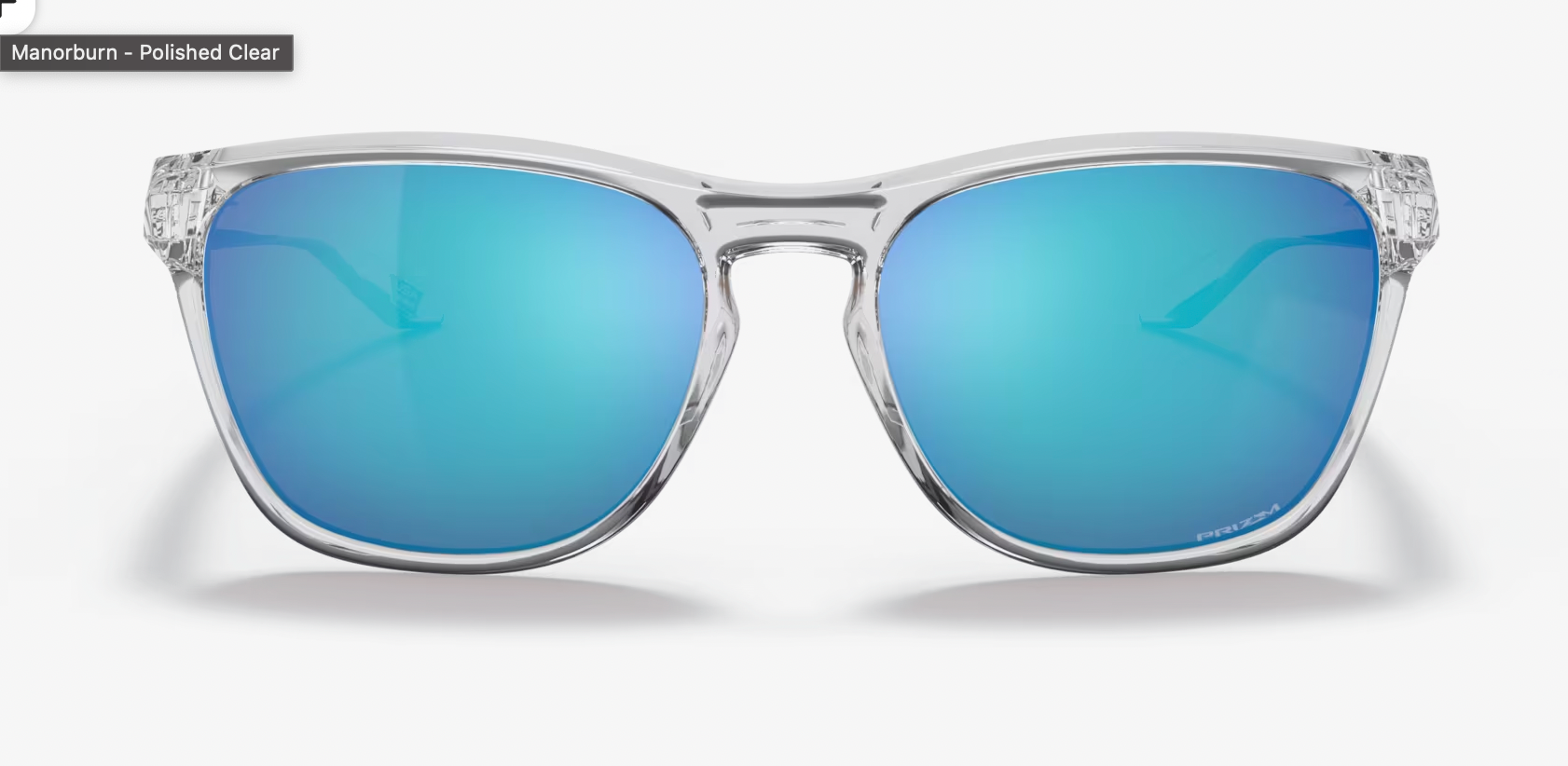 OAKLEY Prizm Sapphire Lenses,  Polished Clear Frame