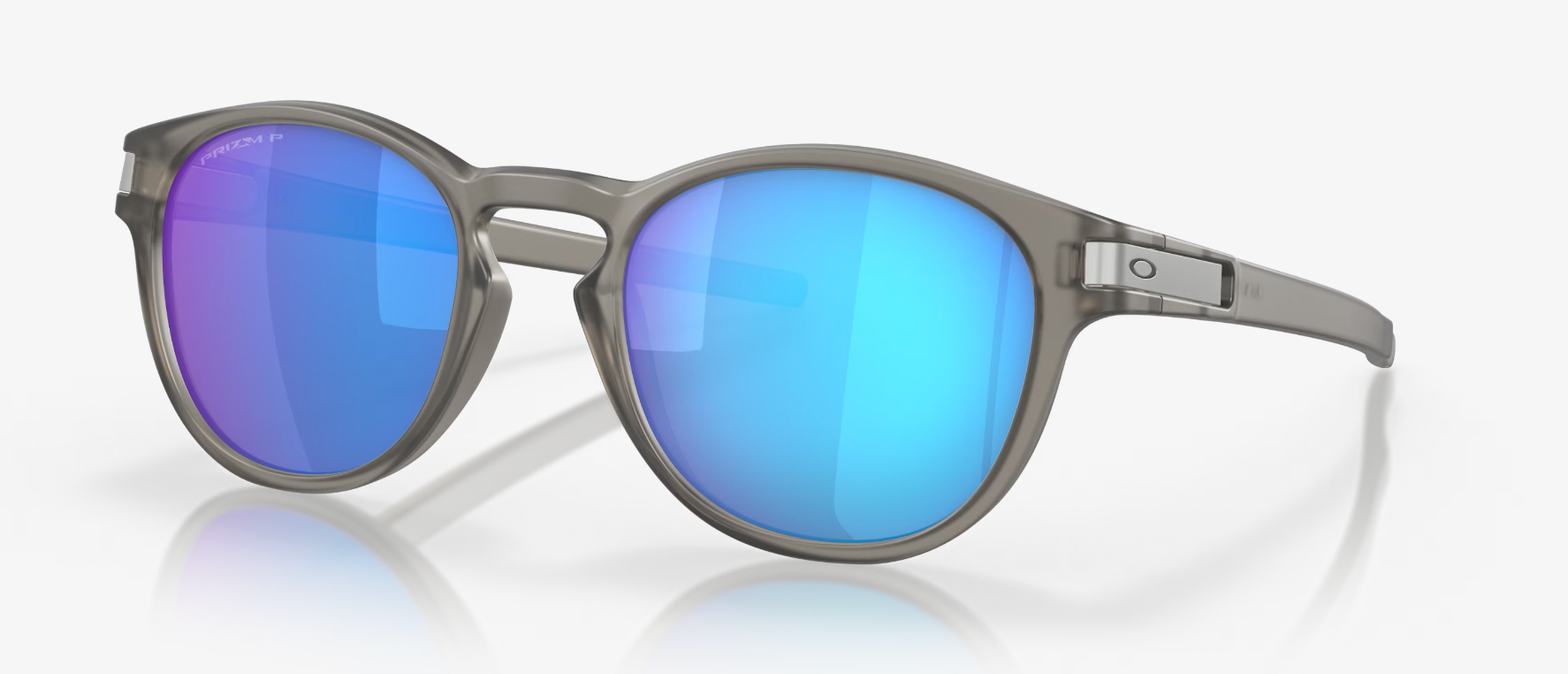 OAKLEY MATTE GREY INK- PRIZM SAPPHIRE IRIDIUM POLARIZED