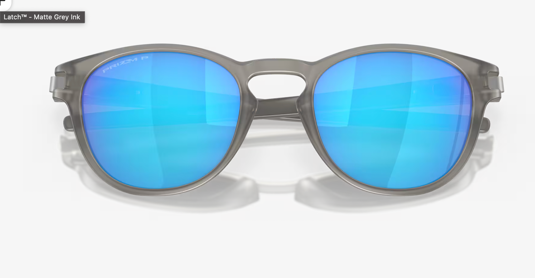 OAKLEY MATTE GREY INK- PRIZM SAPPHIRE IRIDIUM POLARIZED