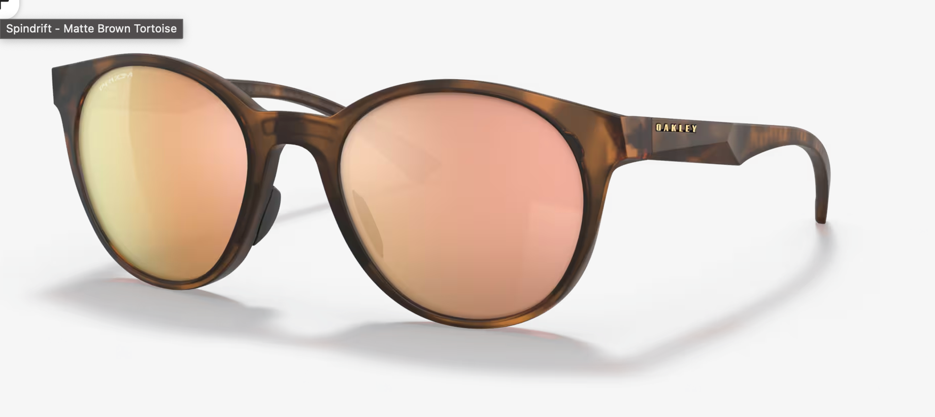 OAKLEY Prizm Rose Gold Lenses,  Matte Brown Tortoise Frame