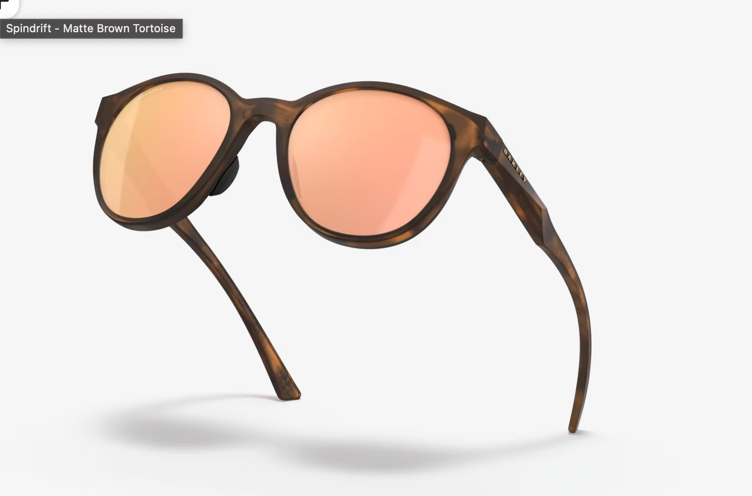 OAKLEY Prizm Rose Gold Lenses,  Matte Brown Tortoise Frame